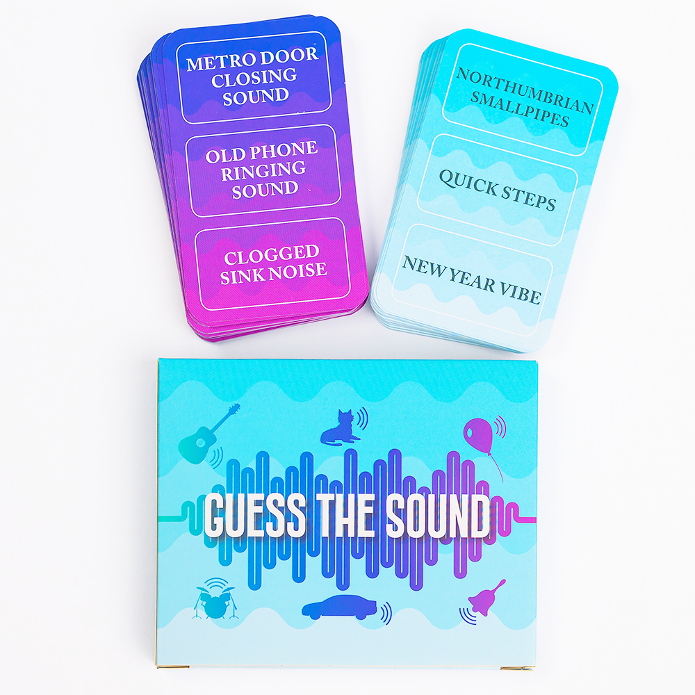 Guess the Sound - Hilarious Noise Effects Party Game | Fun for Family & Friends | 2-10 Players, Ages 10+ | Perfect for Kids, Teens, and Adults
