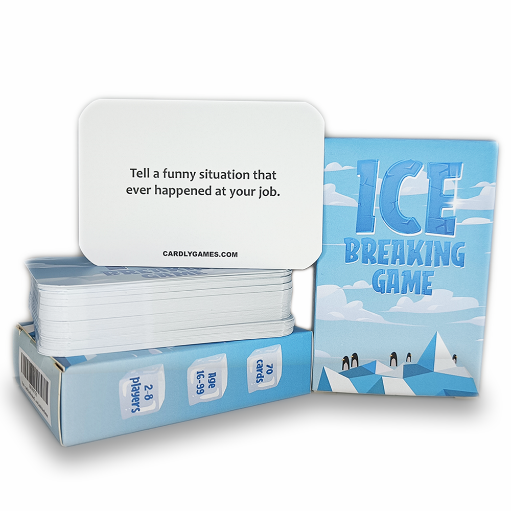 Trivia Game For Adults, Party Board Game for Friends, Fun Quiz Card Deck, Ice Breaker - A Game To Know Each Other Better
