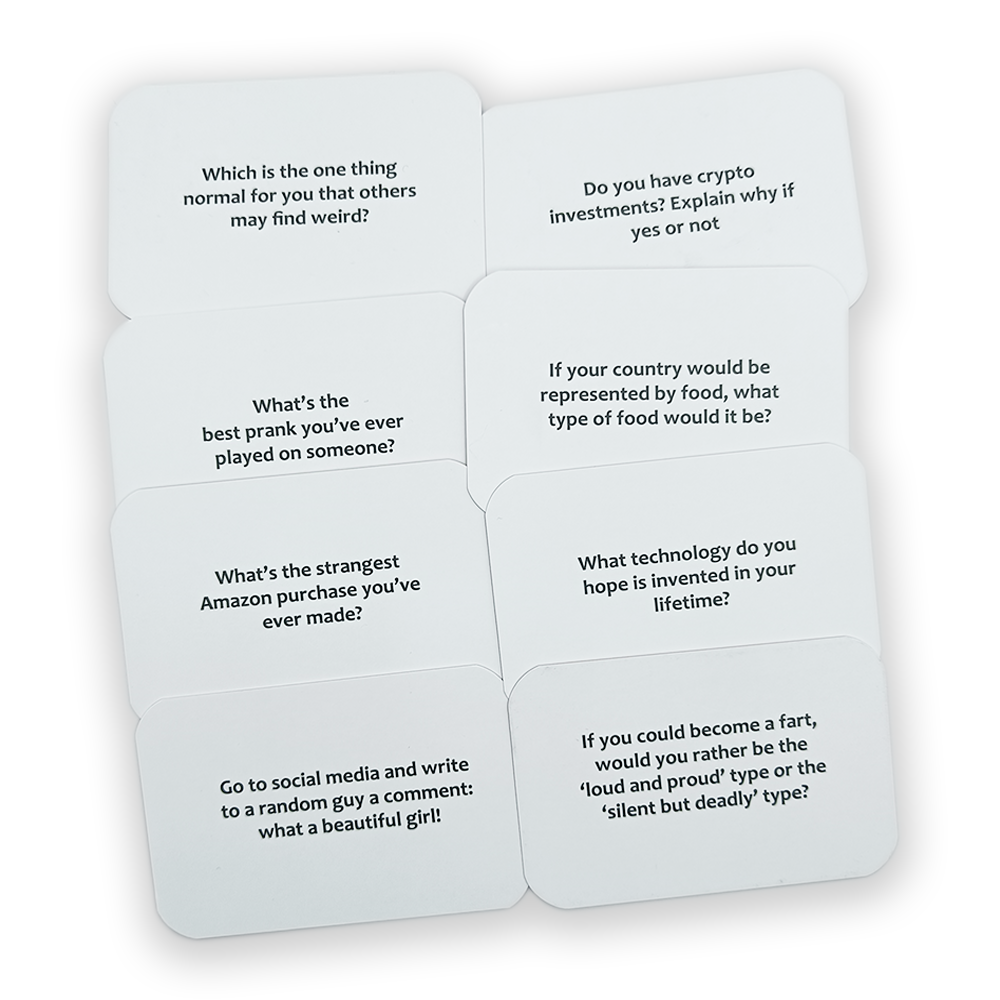 Expansion Pack Say it Loud - 3-10 Players Share Your Funny Life Story; Adult Card Game Gift For Birthday or Dinner Party Quiz Game; Great Fun