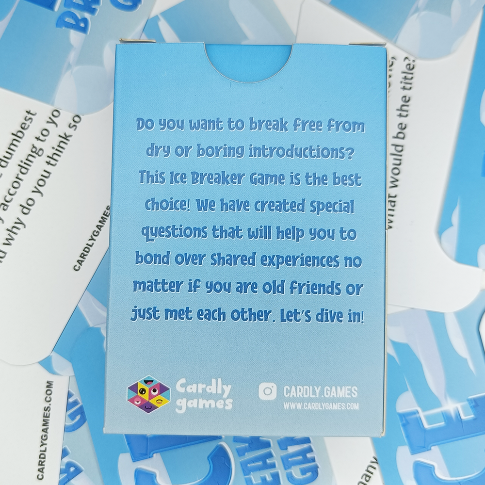 Trivia Game For Adults, Party Board Game for Friends, Fun Quiz Card Deck, Ice Breaker - A Game To Know Each Other Better