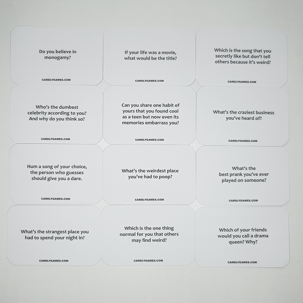 Trivia Game For Adults, Party Board Game for Friends, Fun Quiz Card Deck, Ice Breaker - A Game To Know Each Other Better