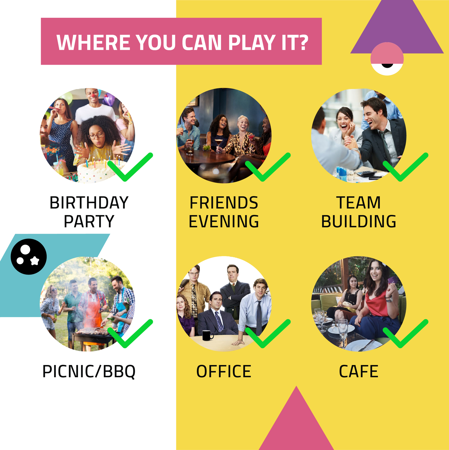Expansion Pack Say it Loud - 3-10 Players Share Your Funny Life Story; Adult Card Game Gift For Birthday or Dinner Party Quiz Game; Great Fun