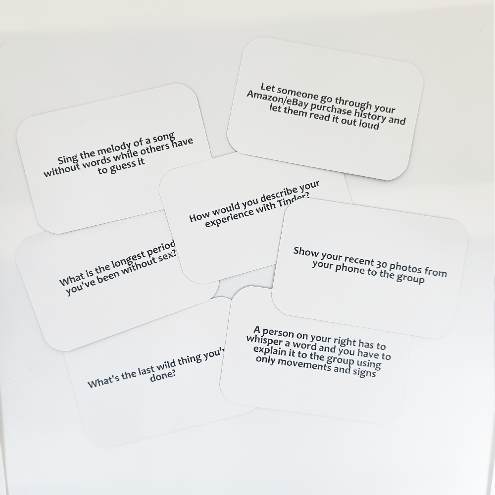 Say it Loud - 3-10 Players Share Your Funny Life Story; Adult Card Game Gift For Birthday or Dinner Party Quiz Game; Great Fun