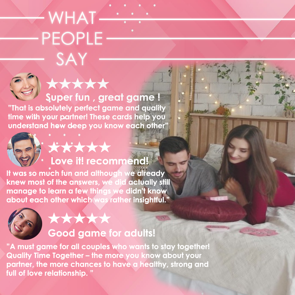 Romantic Fun Couples Quiz Game Conversation Starters for Great Relationships Intimacy Deck Couples Date Gift