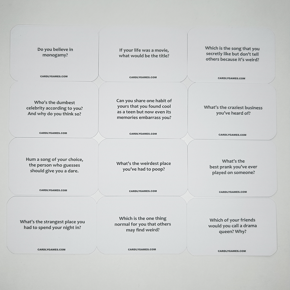 Trivia Game For Adults, Party Board Game for Friends, Fun Quiz Card Deck, Ice Breaker - A Game To Know Each Other Better