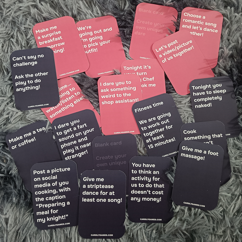 Challange Me - Dare Fun Couples 30 Days Game I Hilarious Card Game for Great Relationships I Couples Gift I Cardly